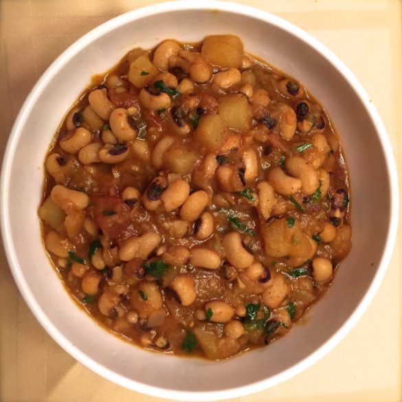 Karamani Masala (Black Eyed Peas Curry)