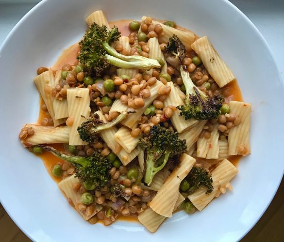 Pasta with Lentils (IP Recipe)