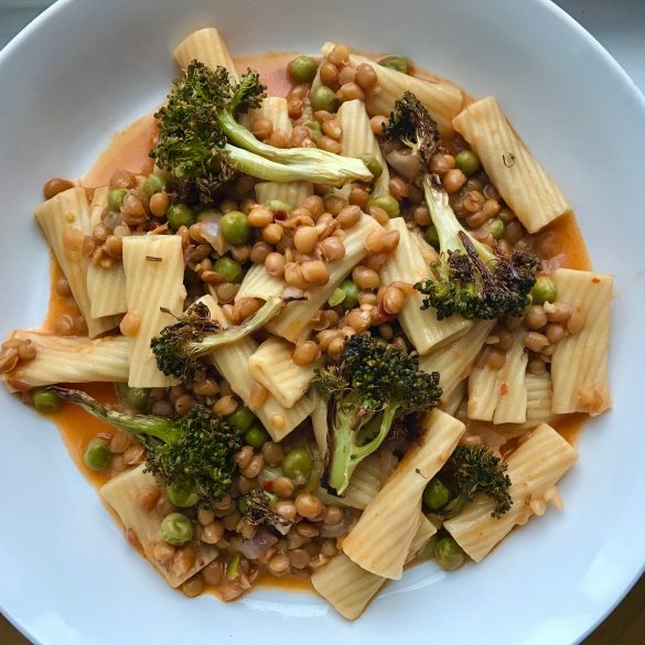 Pasta with Lentils (IP Recipe)