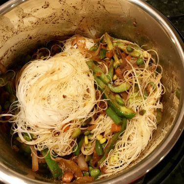 Curried Rice Noodles (IP Recipe)