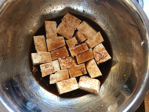 Tofu and Bok Choy with Soba Noodles