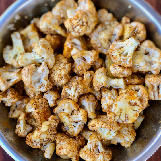 Spice Crusted Roasted Cauliflower