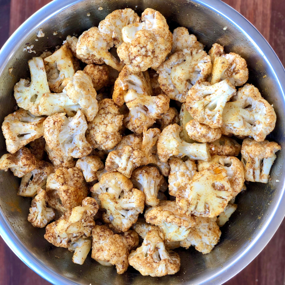 Spice Crusted Roasted Cauliflower