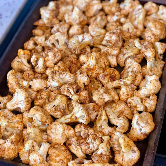 Spice Crusted Roasted Cauliflower