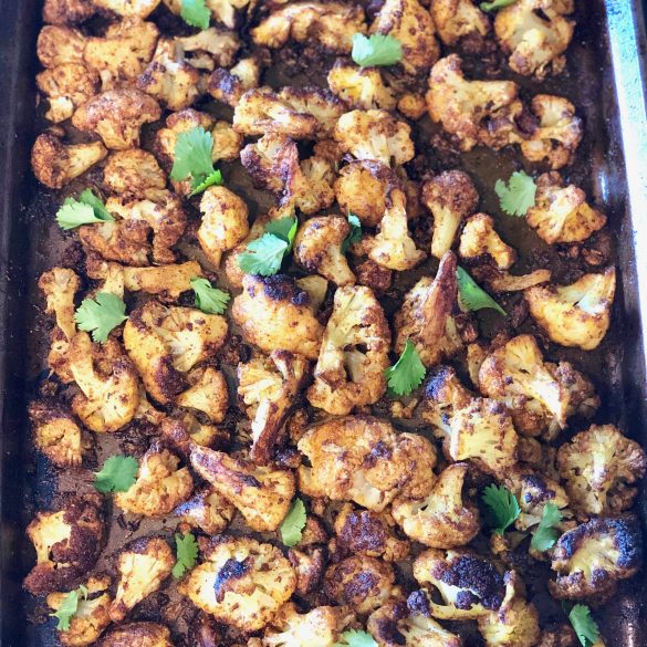 Spice Crusted Roasted Cauliflower