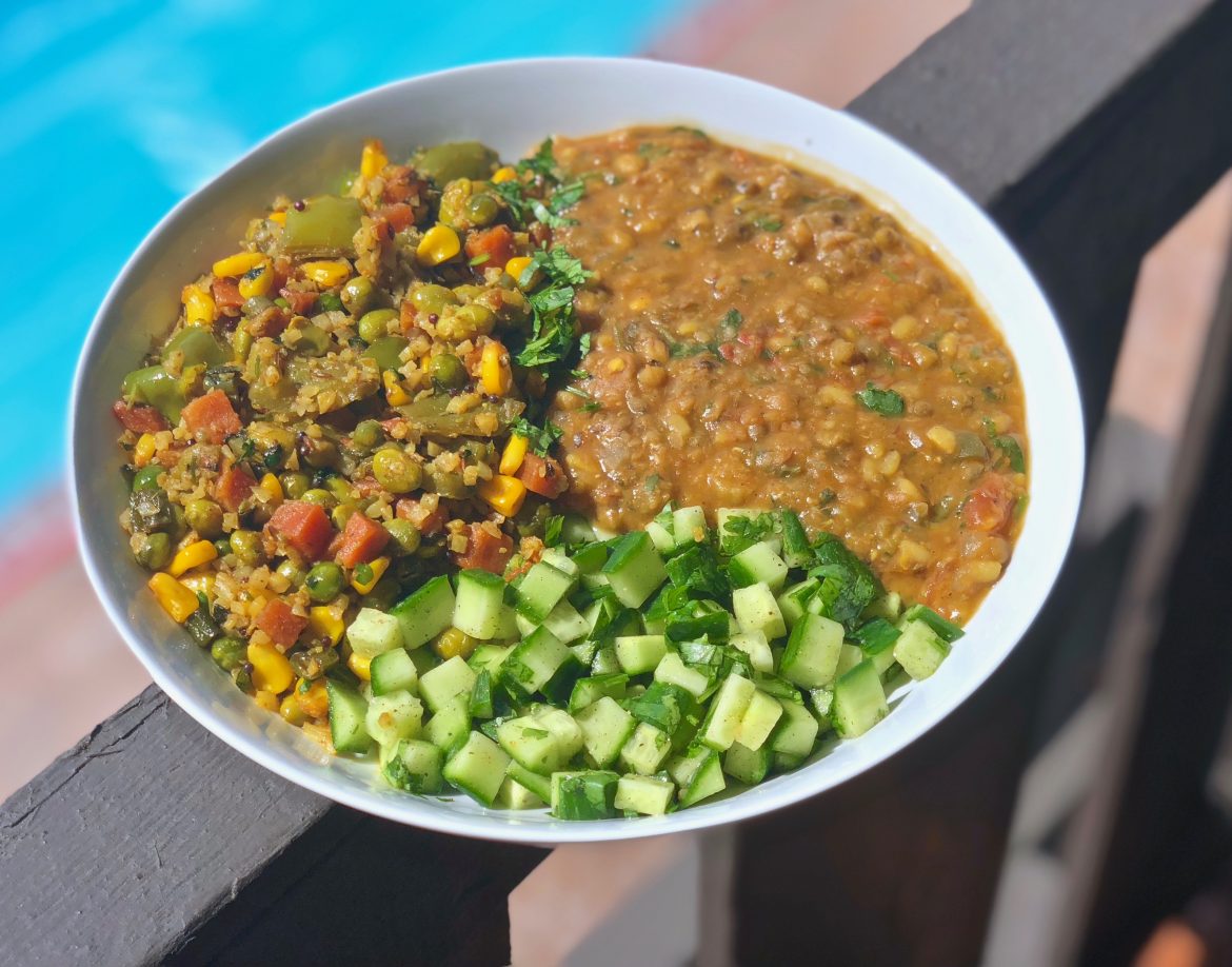 Dal Sabji Indian Nourish Bowl