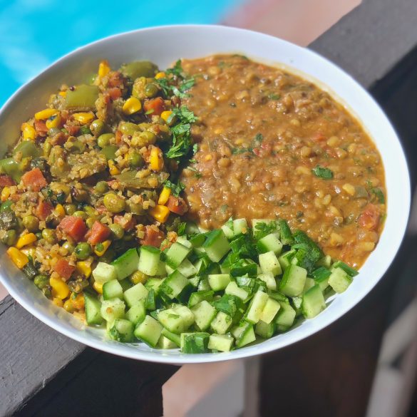 Dal Sabji Indian Nourish Bowl