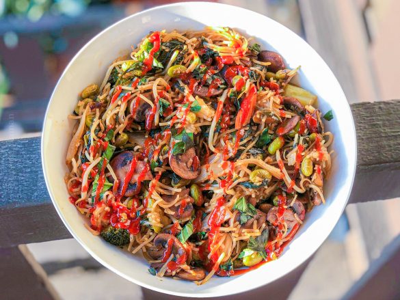 Stir Fried 'Mung Bean Sprout Noodles'