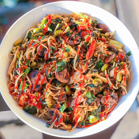 Stir Fried 'Mung Bean Sprout Noodles'