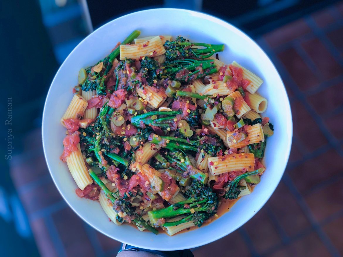 Garlicky Broccolini Pasta Marinara