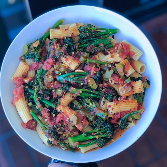 Garlicky Broccolini Pasta Marinara