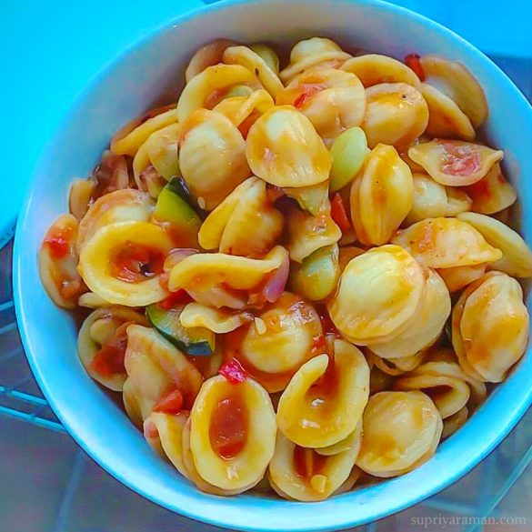 Orecchiette with Harissa Marinara