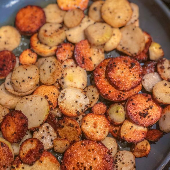 Crispy Pan fried Taro aka Sepankizhangu Roast