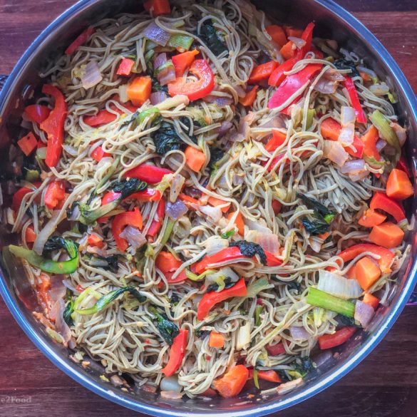 Edamame Noodles & Veggie Stir Fry