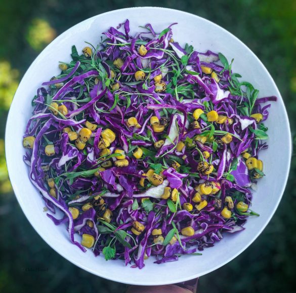 Cumin-Lime Vinaigrette w/ Rainbow Salad