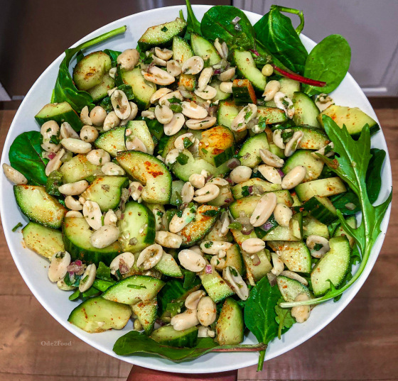 Indian Peanut Salad w/ Chilli-Lime dressing