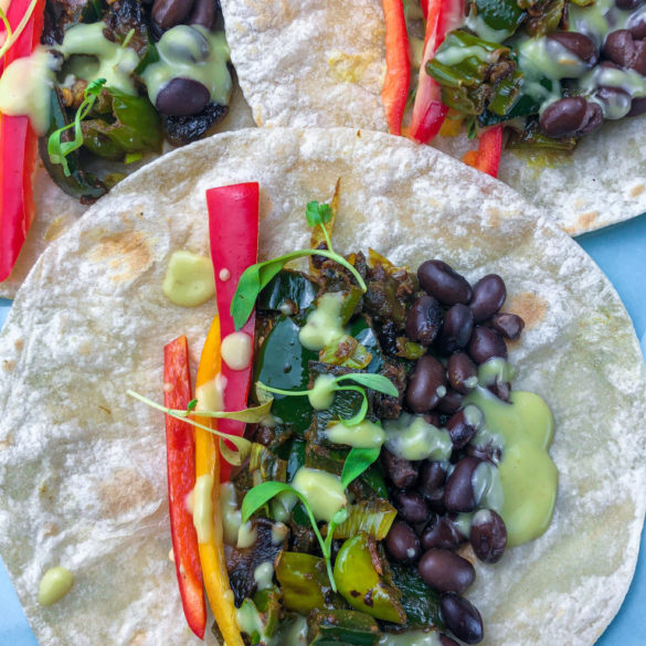 Easy Vegan Black Bean Tacos