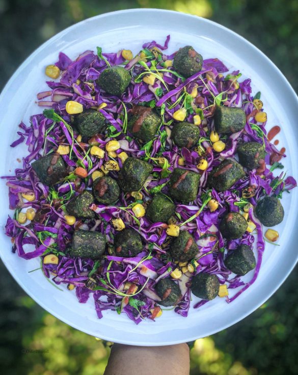 Kale Gnocchi Rainbow Salad