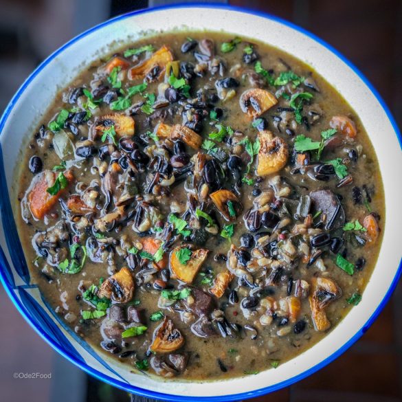 Wild Rice & Black Bean Soup