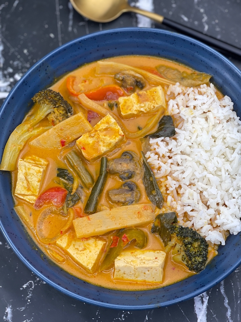 vegan red curry 